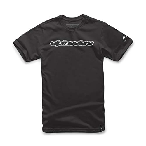 Alpinestar Wordmark tee Camiseta, Hombre, Negro, M