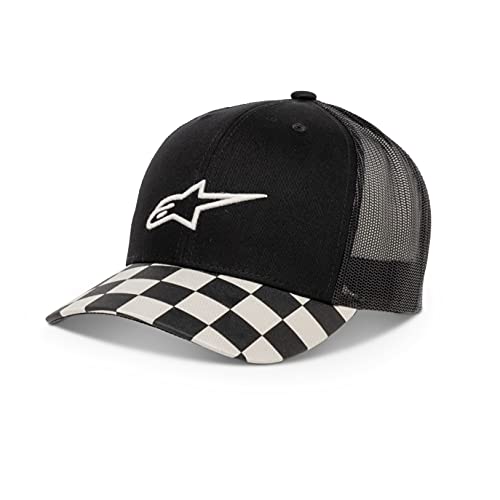 Alpinestars, Check Hat, Gorra De Beisbol, Negro, Os, Unisex-Adulto