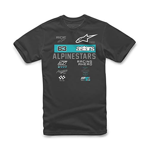 Alpinestars Hombre Sponsored Camiseta Not Applicable, Negro, XL