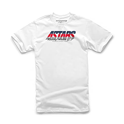 Alpinestars, Split Time tee, Camisa Manga Corta, Blanco, M, Hombre