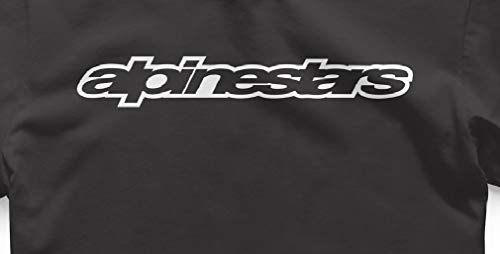 Alpinestars Wordmark tee Camiseta, Hombre, Negro, S