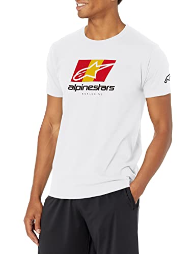 Alpinestars, World Tour, Camiseta De Manga Corta, Blanco, S, Hombre