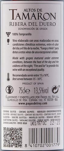 Altos De Tamaron Vino Tinto D.O. Ribera del Duero Joven - 6 Botellas x 750 ml - Total: 4500 ml