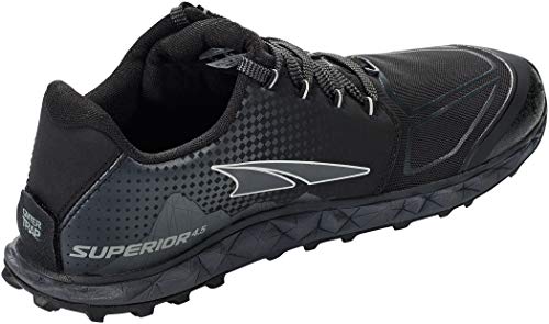 ALTRA Men's AL0A4VQB Superior 4.5 Trail Running Shoe, Black - 11 M US