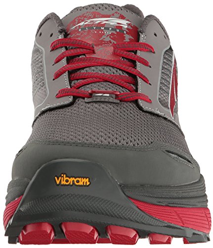 Altra Men's Olympus 2.5 Running-Shoe, Black/Red, 10