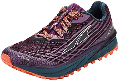 ALTRA Women's AL0A4QTP TIMP 2 Trail Running Shoe, Plum/Coral - 7.5 M US