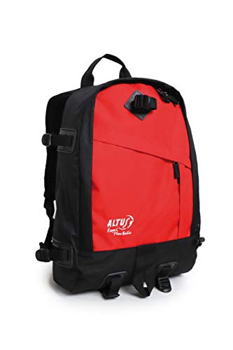 ALTUS 1350201714 - Mochila esquí montaña Unisex, Color Negro/Rojo, Talla única