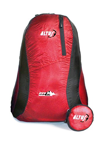 ALTUS Giza 20 - Mochila, Unisex, Color Negro/Rojo, Talla única