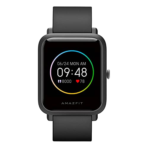 Amazfit Bip S Lite Smartwatch Ftiness Reloj Inteligente Deporte Pantalla Transflectiva Siempre Encendida Duración de la batería 30 días Monitoreo del sueño y Frecuencia para Mujer y hombre