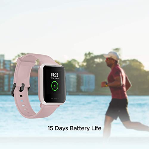 Amazfit Bip S Smartwatch Reloj Inteligente Fitness Rastreador con Monitor cardíaco y Gimnasia batería útil de 40 días duración Sumergible 5 ATM Bluetooth 5.0 / BLE Andriod iOS (Blanco)