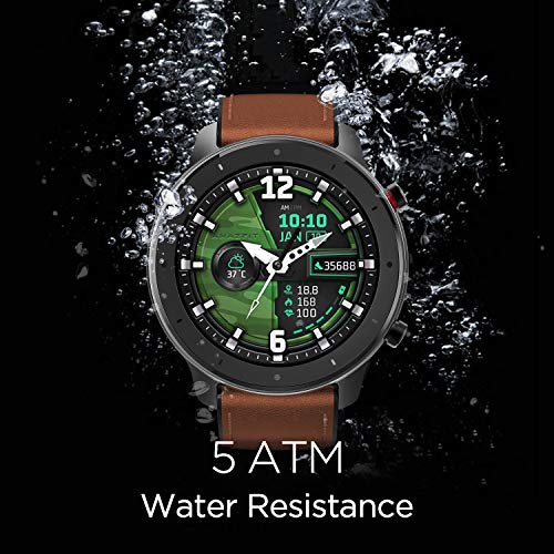 Amazfit GTR 47mm Reloj Inteligente Deportivo AMOLED de 1.39",GPS GLONASS Integrado Frecuencia Cardíaca de 24 Horas Larga duración de batería 12 Deportes Diferentes Aluminium Alloy