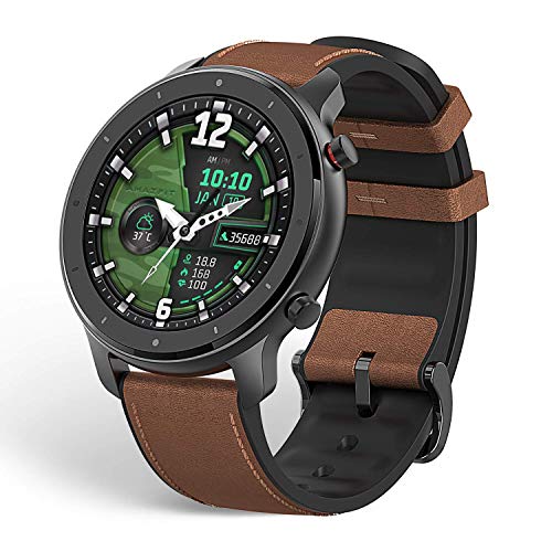 Amazfit GTR 47mm Reloj Inteligente Deportivo AMOLED de 1.39",GPS GLONASS Integrado Frecuencia Cardíaca de 24 Horas Larga duración de batería 12 Deportes Diferentes Aluminium Alloy