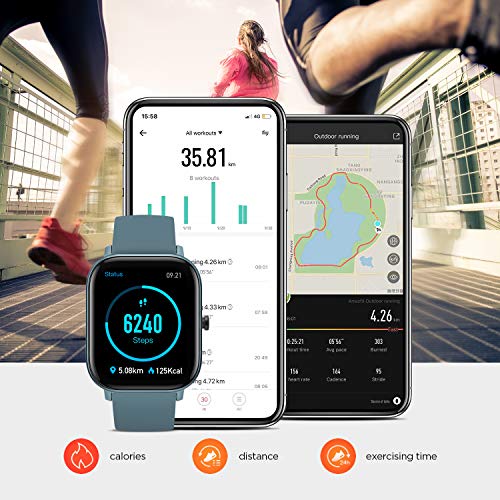 Amazfit GTS Reloj Smartwactch Deportivo | 14 días Batería | GPS+Glonass | Sensor Seguimiento Biológico BioTracker™ PPG | Frecuencia Cardíaca | Natación | Bluetooth 5.0 (iOS & Android) GOLD