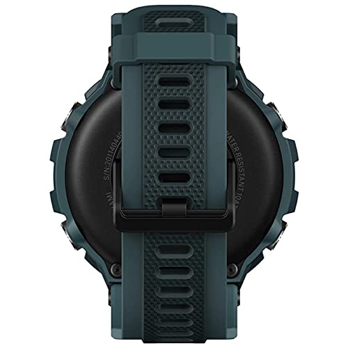 Amazfit T-Rex Pro Smartwatch Fitness Monitor de Sueño y Ritmo cardiaco 10 ATM GPS Reloj Inteligente Deportativo con más de 100 Modes Deportes Duración de batería 18 días Resitente Diseño-Azul