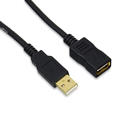 Amazon Basics - Cable alargador USB 2.0 tipo A macho a tipo A hembra (2 m)