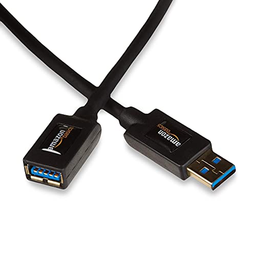 Amazon Basics - Cable alargador USB 3.0 tipo A macho a tipo A hembra (2 m)