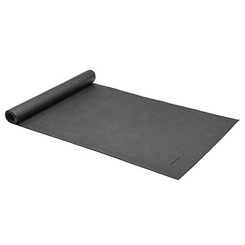Amazon Basics – Esterilla protectora de alta densidad para uso con máquinas de gimnasio y cintas, 92 x 259 cm, Negra