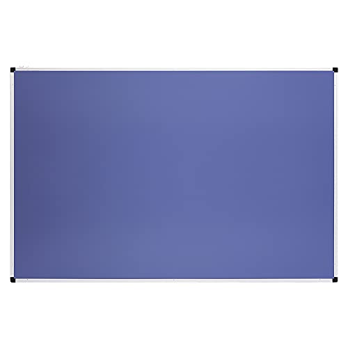 Amazon Basics - Pizarra blanca magnética con bandeja para rotuladores y marco de aluminio, 60 x 90 cm