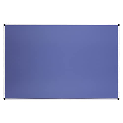 Amazon Basics - Pizarra blanca magnética con bandeja para rotuladores y marco de aluminio, 60 x 90 cm