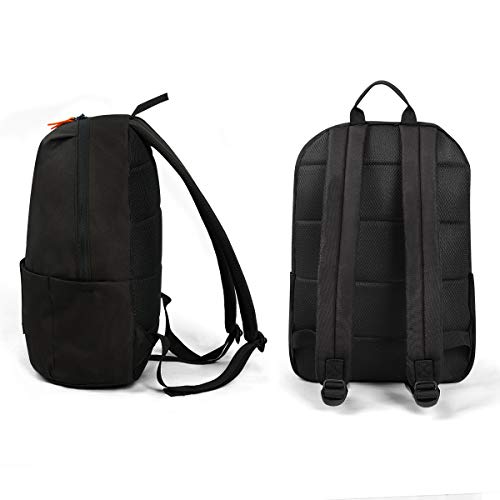 Amazon Brand - Eono Mochila Unisex Ultraligera, Ideal para el Colegio, Senderismo, Acampada y Viajes (20 L) (Negro)