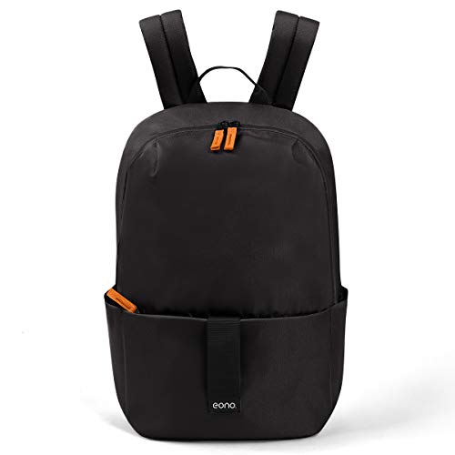 Amazon Brand - Eono Mochila Unisex Ultraligera, Ideal para el Colegio, Senderismo, Acampada y Viajes (20 L) (Negro)