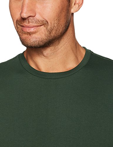 Amazon Essentials 2-Pack Regular-Fit Short-Sleeve Crewneck T-Shirts Camiseta, Verde (Dark Green), X-Small