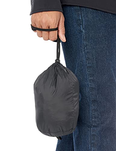 Amazon Essentials - Chaleco acolchado, ligero, resistente al agua y plegable para hombre, Negro (Black), US M (EU M)