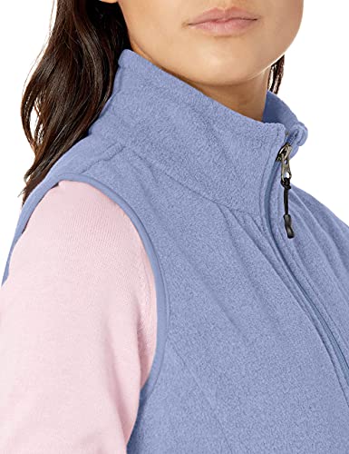 Amazon Essentials - Chaleco polar con cremallera completa para mujer, Azul (blue), Large (EU L - XL)