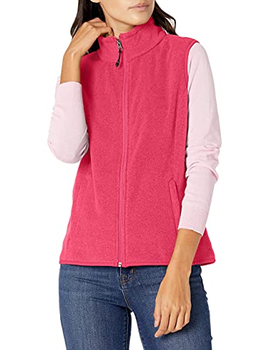 Amazon Essentials - Chaleco polar con cremallera completa para mujer, Rosa (pink), Medium (EU M - L)