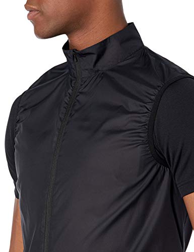 Amazon Essentials Cycling Wind Vest Chaleco Vaquero, Negro, M