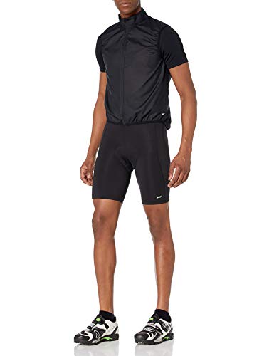 Amazon Essentials Cycling Wind Vest Chaleco Vaquero, Negro, M