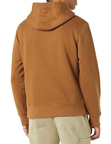 Amazon Essentials Sherpa-Lined Pullover Hoodie Sweatshirt Suéter de Meter, Marrón Tofe, L
