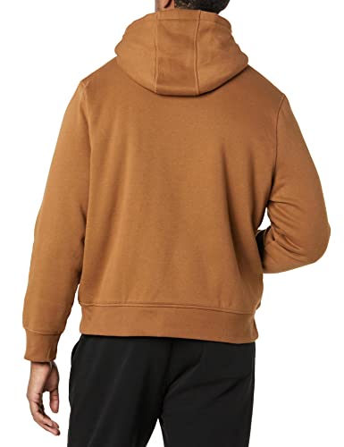 Amazon Essentials Sherpa-Lined Pullover Hoodie Sweatshirt Suéter de Meter, Marrón Tofe, L