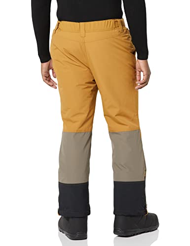 Amazon Essentials Water-Resistant Insulated Snow Pant Pantalones de Nieve, Oro/Marrón Claro, Bloque De Color, L