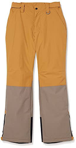 Amazon Essentials Water-Resistant Insulated Snow Pant Pantalones de Nieve, Oro/Marrón Claro, Bloque De Color, L