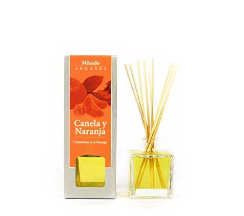 Ambientador Mikado Aroma Canela y Naranja con Palitos de Rattan