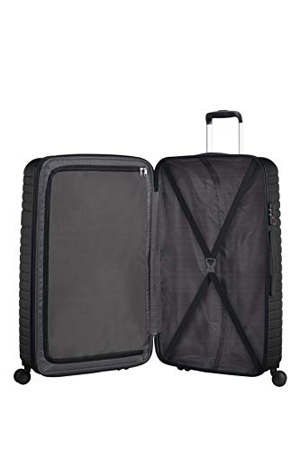 American Tourister Aero Racer Spinner 79 Expandable - 4,6 Kg Equipaje de mano, cm, 115 liters, Negro (Jet Black)