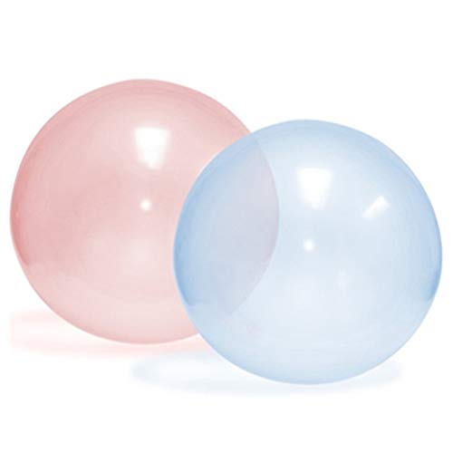 Amiispe Kids Wubble Bubble Ball Toy, Bola de Globo de Burbuja Transparente rellena de Agua o Aire, Pelota de jardín de Playa Pelota de Goma Suave para Fiesta al Aire Libre para niños