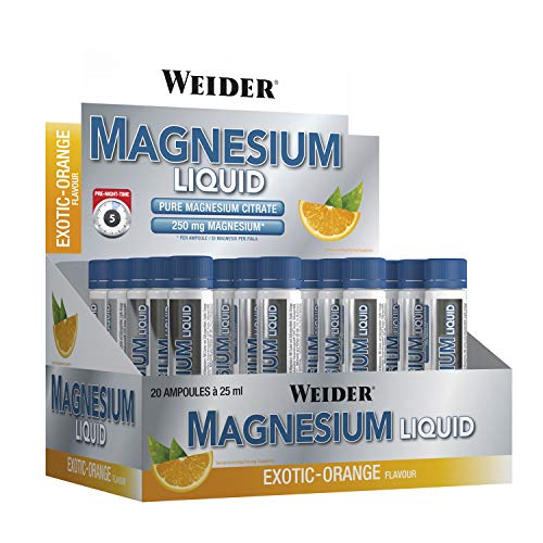 Ampollas de Magnesium Liquid, magnesio en formato liquido. Formato de Ampollas, transportable fácilmente