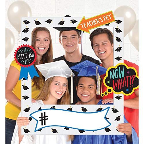 amscan Giant Graduation Marco de Fotos, Papel, Multicolor