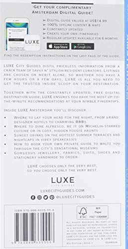 Amsterdam Luxe City Guide, 4th Edition: New Edition Including Free Digital Guide (Luxe City Guides)