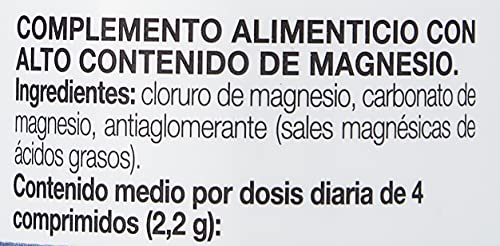 Ana Maria Lajusticia - Cloruro de magnesio – 147 comp. Disminuye el cansancio y la fatiga, mejora el funcionamiento del sistema nervioso. Apto para veganos. Envase para 36 días de tratamiento.