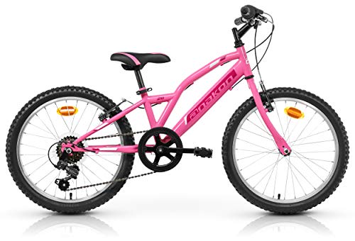 Anakon Hawk Six Bicicleta de montaña, niña, Rosa, 6-9 años