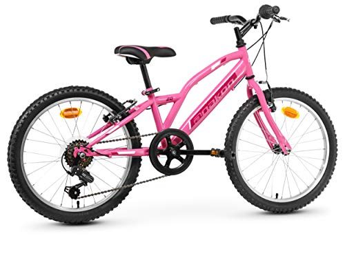 Anakon Hawk Six Bicicleta de montaña, niña, Rosa, 6-9 años