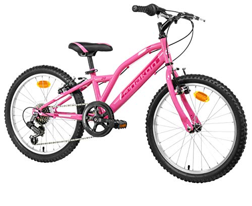 Anakon Hawk Six Bicicleta de montaña, niña, Rosa, 6-9 años