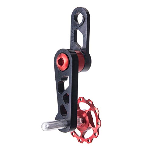 ANCLLO Ciclismo cadena tensores plegable bicicleta sola velocidad convertidor bicicleta desviador trasero cadenas guía velocidad ajustador accesorio