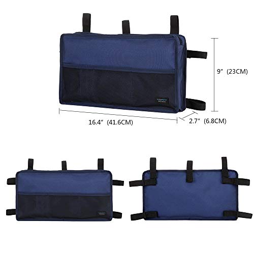 andadores Bolsas sillas de ruedas Bolsillo Silla Scooter eléctrico Bolsa transporte Bolso Organizador lateral Cubierta Bolsa de viaje almacenamiento malla para Barandilla de la cama moto