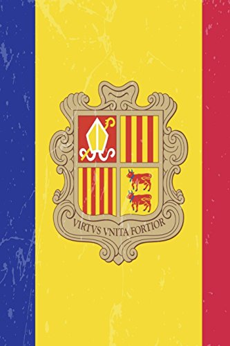 Andorra Flag Journal: Andorra Travel Diary, Andorran Souvenir Book, lined Journal to write in