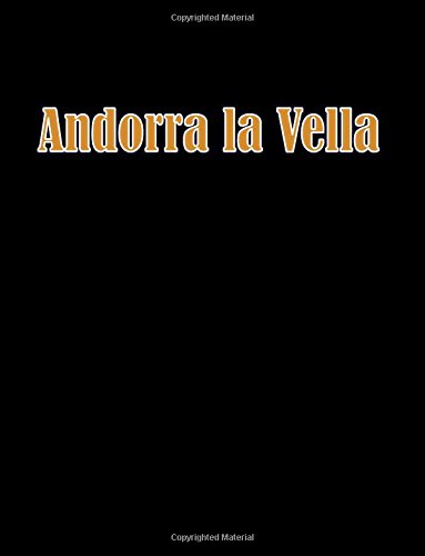 Andorra la Vella: 8.5 x 11 bullet journal 100 dotted notebook pages