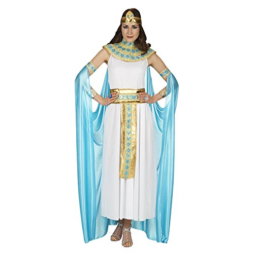 Andrea Moden Cleopatra-Kleid Vestido para ocasión Especial, weiß-türkis, 44/46 para Mujer